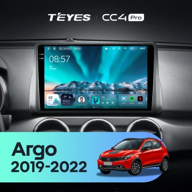 Штатная магнитола Teyes CC4 Pro 8/128 Fiat Argo (2019-2022)