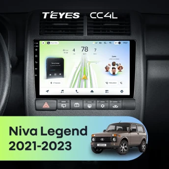Штатная магнитола Teyes CC4L 6/64 LADA Niva Legend (2021-2023)