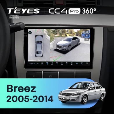 Штатная магнитола Teyes CC4 Pro 360 12/256 Lifan Breez (520) (2005-2014)