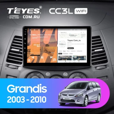 Штатная магнитола Teyes CC3L WiFi 2/32 Mitsubishi Grandis 1 (2003-2010) F1