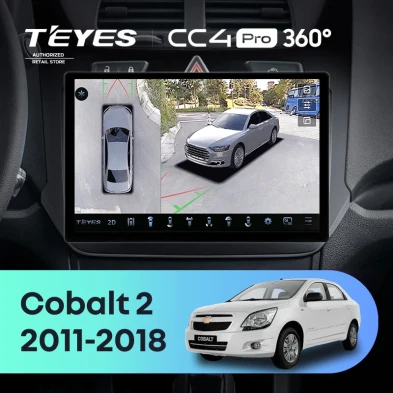 Штатная магнитола Teyes CC4 Pro 360 8/128 Chevrolet Cobalt 2 (2011-2018) (11")
