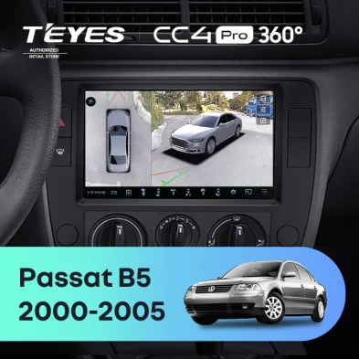 Штатная магнитола Teyes CC4 Pro 360 8/128 Volkswagen Passat B5 (2000-2005)