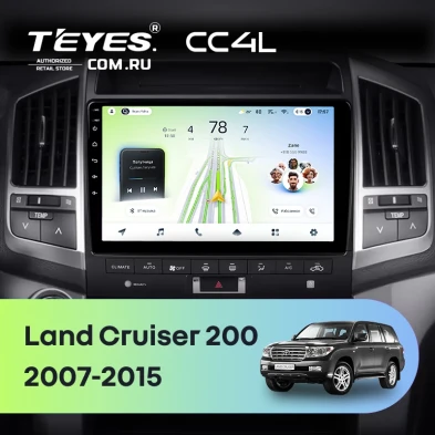Штатная магнитола Teyes CC4L 6/64 Toyota Land Cruiser 11 200 (2007-2015) F3 Тип-C