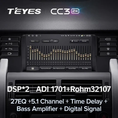 Штатная магнитола Teyes CC3 2K 360 6/128 Land Rover Discovery Sport (2014-2019)