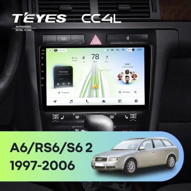 Штатная магнитола Teyes CC4L 6/64 Audi S6 2 (1999-2004)