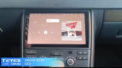 Штатная магнитола Teyes CC3 2K 4/32 Volvo XC90 (2007-2014) F2 (комплект для установки нижней части)