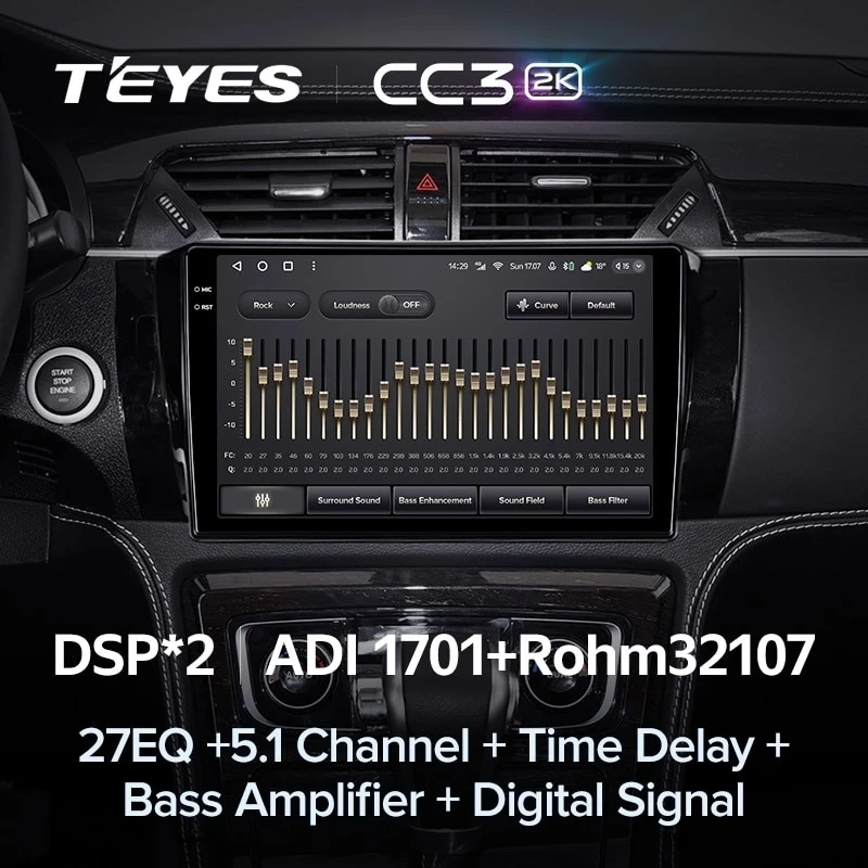 Штатная магнитола Teyes CC3 2K 6/128 Zotye T600 (2014-2019)