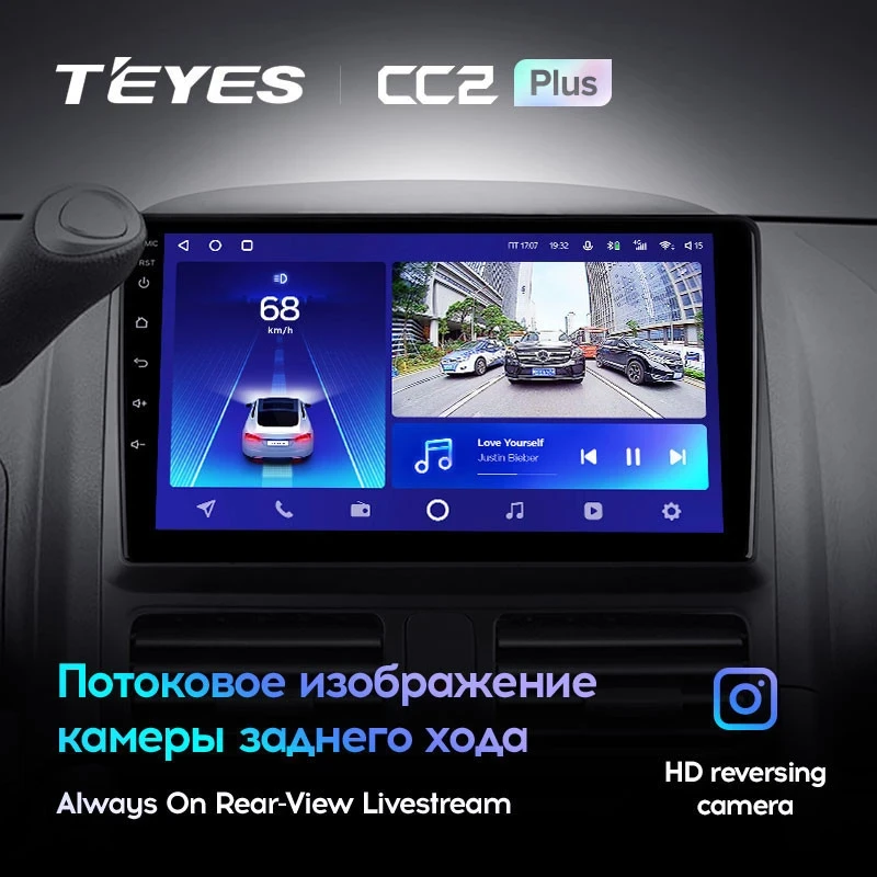 Штатная магнитола Teyes CC2L Plus 2/32 Honda CR-V 2 (2001-2006)