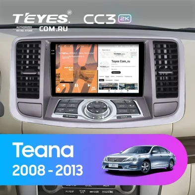Штатная магнитола Teyes CC3 2K 360 6/128 Nissan Teana 2 J32 (2008-2013) F2 Тип-B