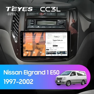 Штатная магнитола Teyes CC3L 4/32 Nissan Elgrand 1 E50 (1997-2002)