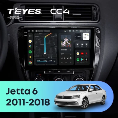 Штатная магнитола Teyes CC4 8/128 Volkswagen Jetta 6 (2011-2018)