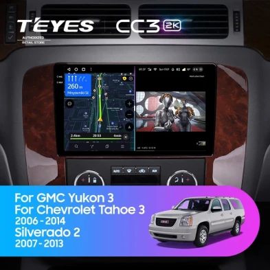 Штатная магнитола Teyes CC3 2K 6/128 Chevrolet Tahoe (2006-2014)