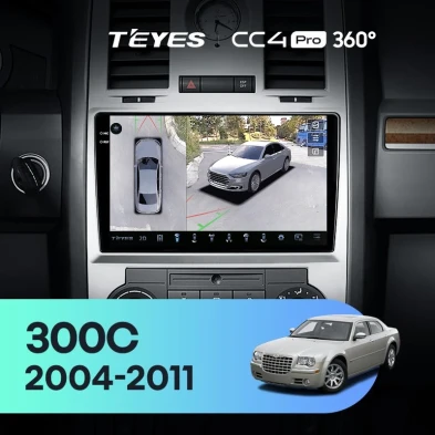 Штатная магнитола Teyes CC4 Pro 360 12/256 Chrysler 300C 1 (2004-2011)