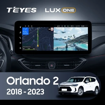 Штатная магнитола Teyes LUX ONE 360 6/128 Chevrolet Orlando 2 (2018-2023) Тип-A