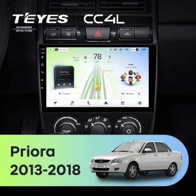 Штатная магнитола Teyes CC4L 6/64 Lada Priora (2013-2018) F3