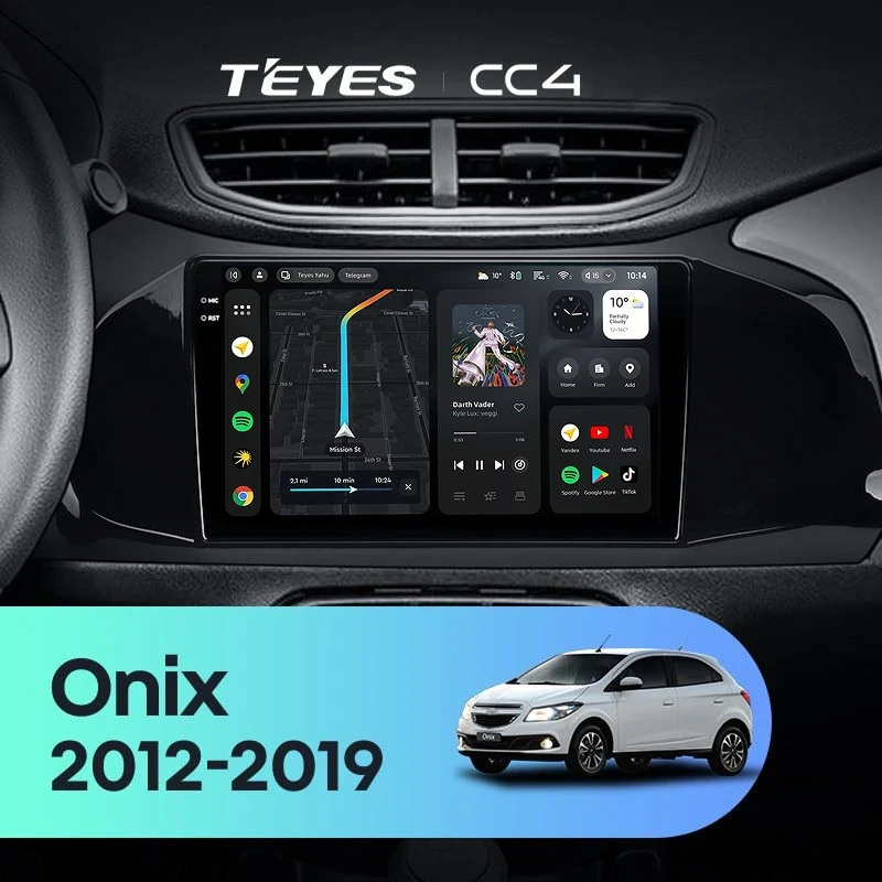Штатная магнитола Teyes CC4 6/64 Chevrolet Onix (2012-2019)