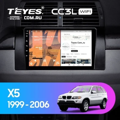 Штатная магнитола Teyes CC3L WiFi 2/32 BMW X5 E39 E53 (1999-2006)