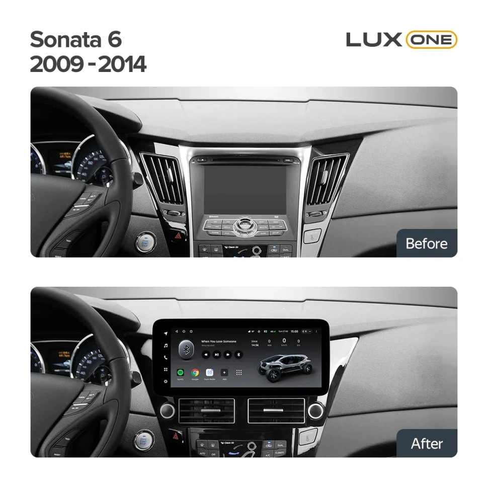Переходная рамка Hyundai Sonata 6 YF 2009-2014 (12,3")
