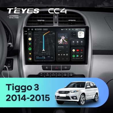 Штатная магнитола Teyes CC4 8/128 Chery Tiggo 3 (2014-2015)
