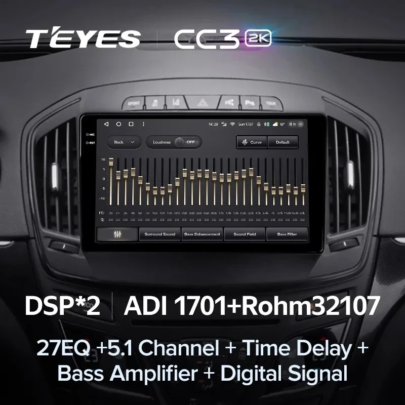 Штатная магнитола Teyes CC3 2K 4/32 Buick Regal (2013-2017) Тип-A