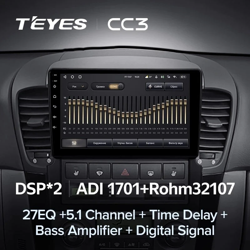 Штатная магнитола Teyes CC3 4/32 Kia Sorento BL (2002-2011)