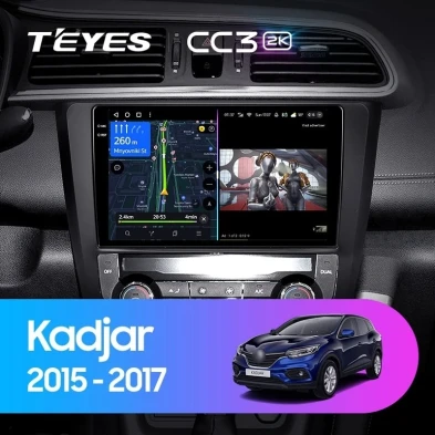 Штатная магнитола Teyes CC3 2K 6/128 Renault Kadjar (2015-2017)
