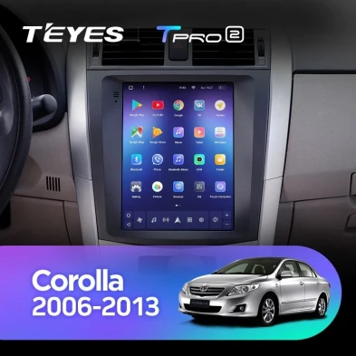 Штатная магнитола Tesla style Teyes TPRO 2 3/32 Toyota Corolla 10 E140 E150 (2006-2013)