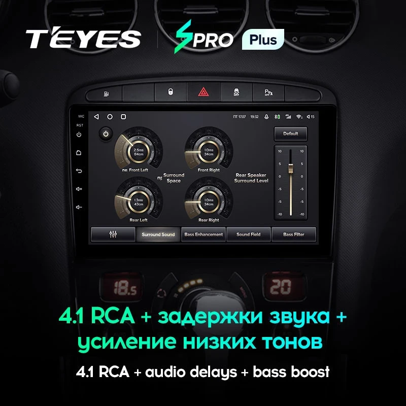 Штатная магнитола Teyes SPRO Plus 4/64 Peugeot 408 1 T7 (2012-2020)