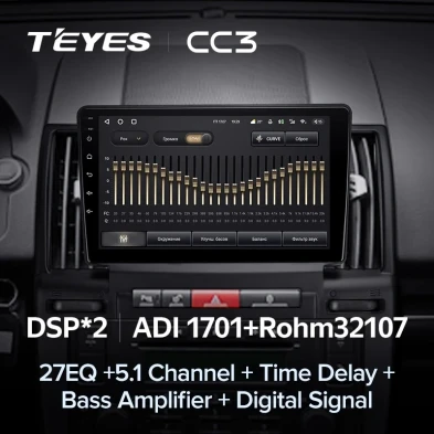 Штатная магнитола Teyes CC3 4/32 Land Rover Freelander 2 (2006-2012)