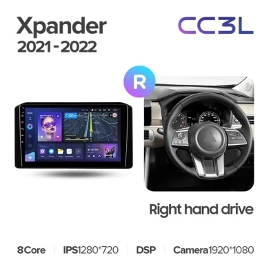 Штатная магнитола Teyes CC3L WiFi 2/32 Mitsubishi Xpander (2021-2022) Правый руль