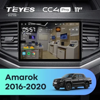 Штатная магнитола Teyes CC4 Pro 8/128 Volkswagen Amarok 1 (2016-2020) (11")