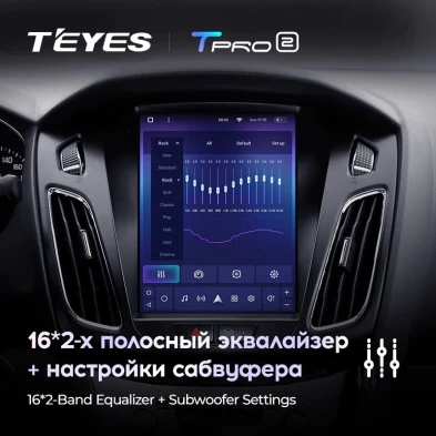 Штатная магнитола Tesla style Teyes TPRO 2 4/64 Ford Focus 3 Mk 3 (2011-2019)