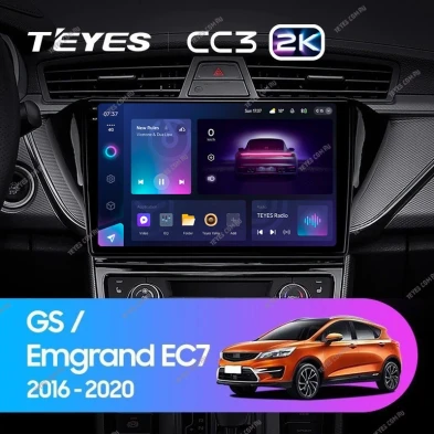 Штатная магнитола Teyes CC3 2K 4/64 Geely Emgrand EC7 (2018-2020) F2
