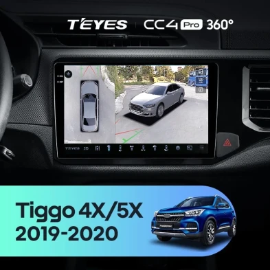 Штатная магнитола Teyes CC4 Pro 360 8/128 Chery Tiggo 4X 5X (2019-2020)